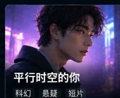 小电影《平行时空的你》科幻悬疑短片海报