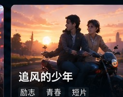 小电影《追风的少年》励志青春短片海报